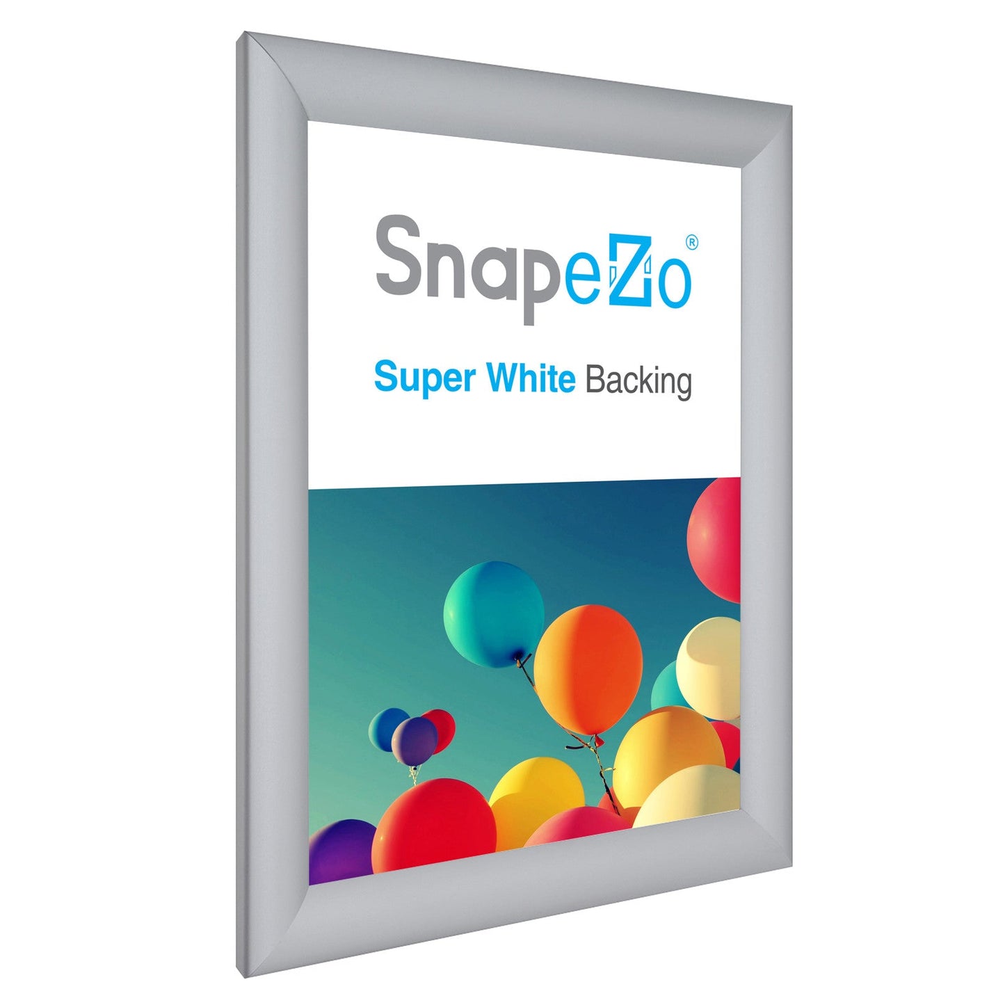 10x14 Silver SnapeZo® Snap Frame - 1.2" Profile