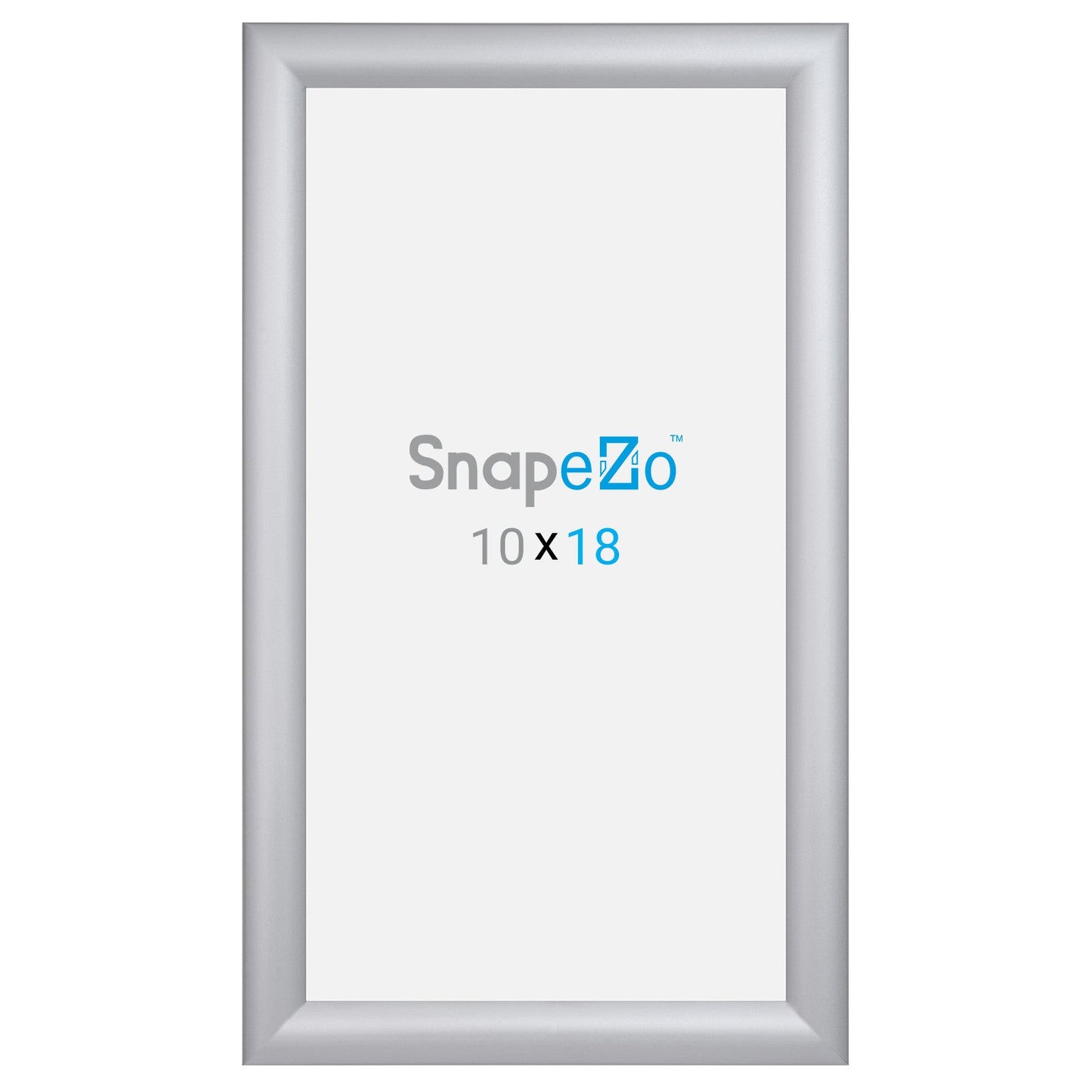 10x18 Silver SnapeZo® Snap Frame - 1.2" Profile