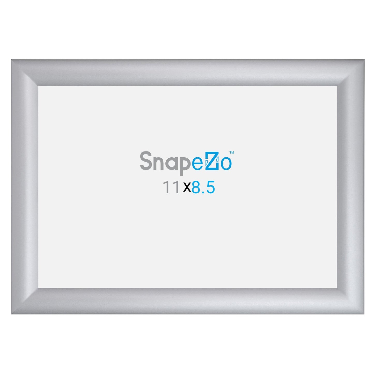 8.5x11 Silver SnapeZo® Snap Frame - 1.2" Profile