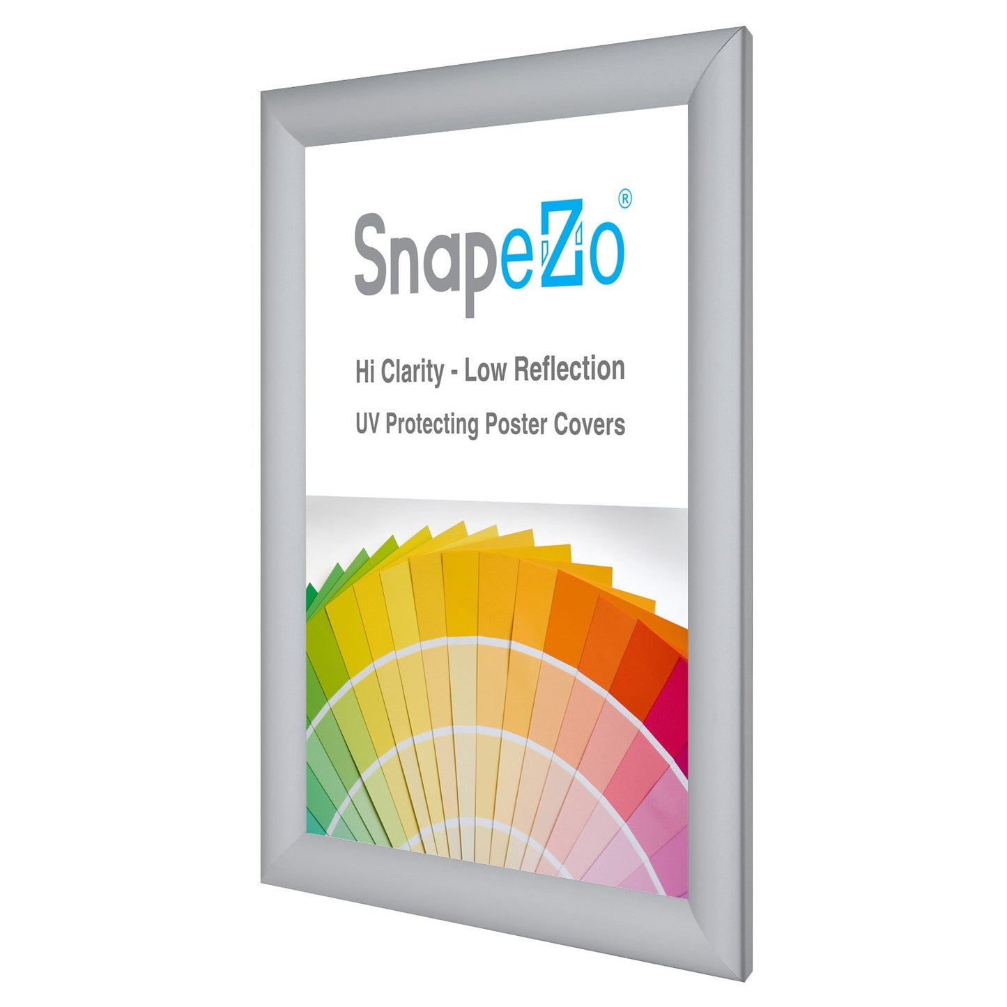 8.5x11 Silver SnapeZo® Snap Frame - 1.2" Profile