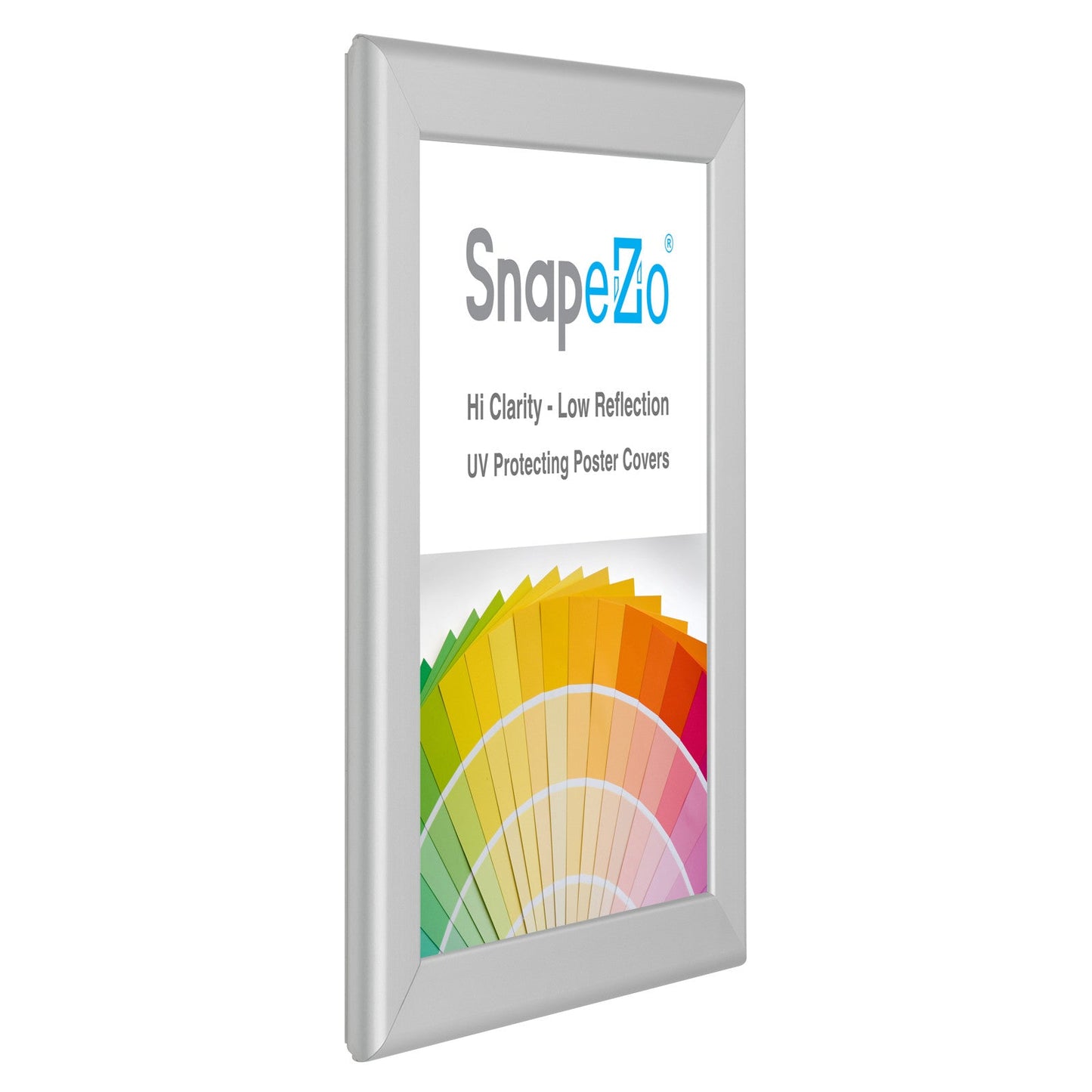 8.5x11 Silver SnapeZo® Snap Frame - 1.25" Profile