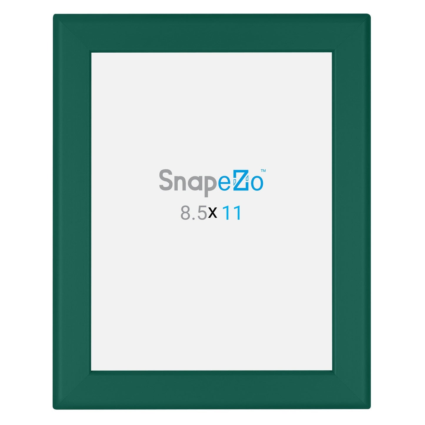 8.5x11 Green SnapeZo® Snap Frame - 1.25" Profile