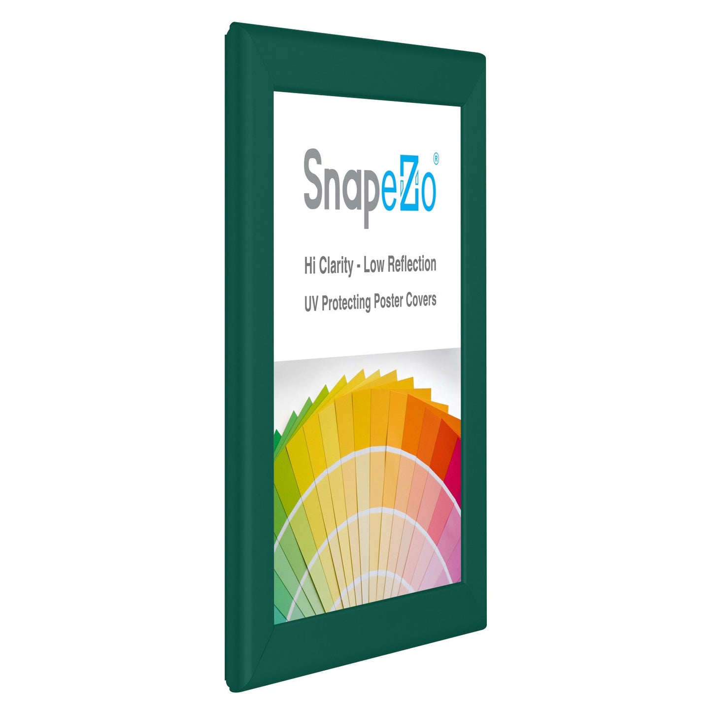 8.5x11 Green SnapeZo® Snap Frame - 1.25" Profile