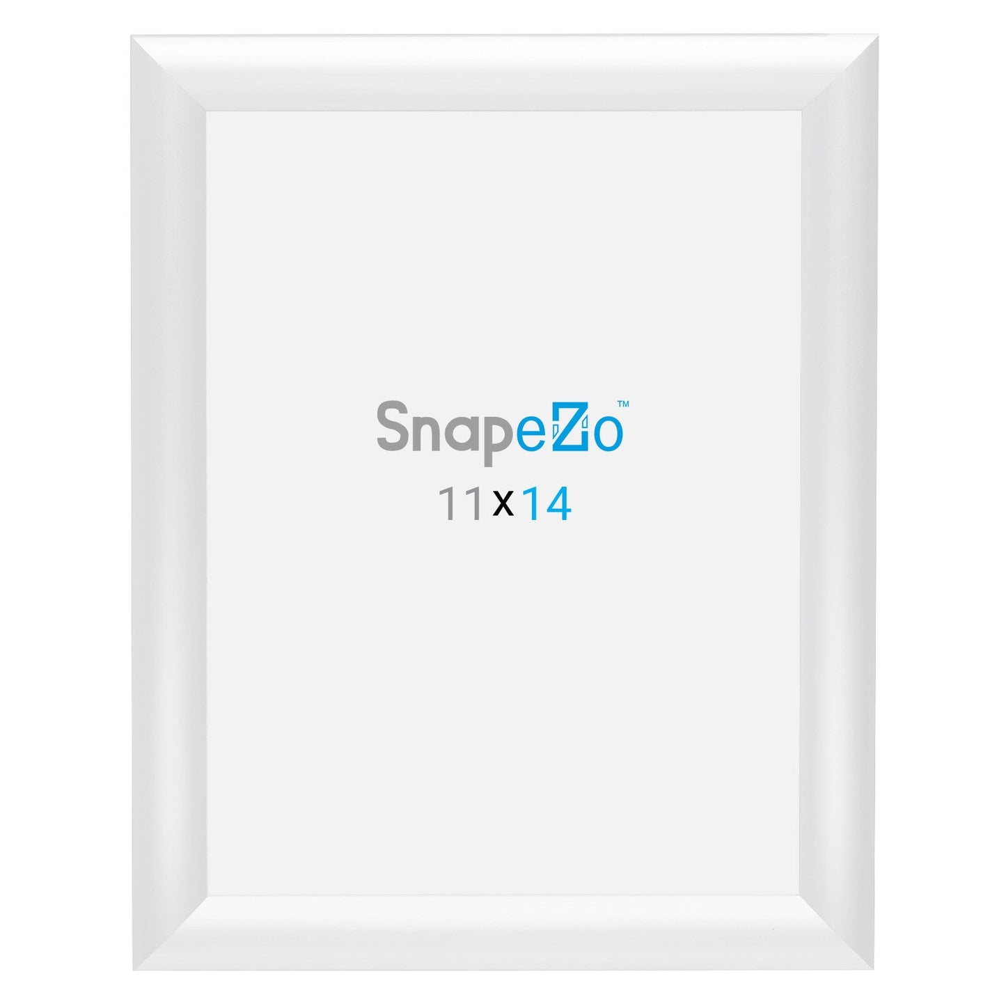 11x14 White SnapeZo® Snap Frame - 1" Profile