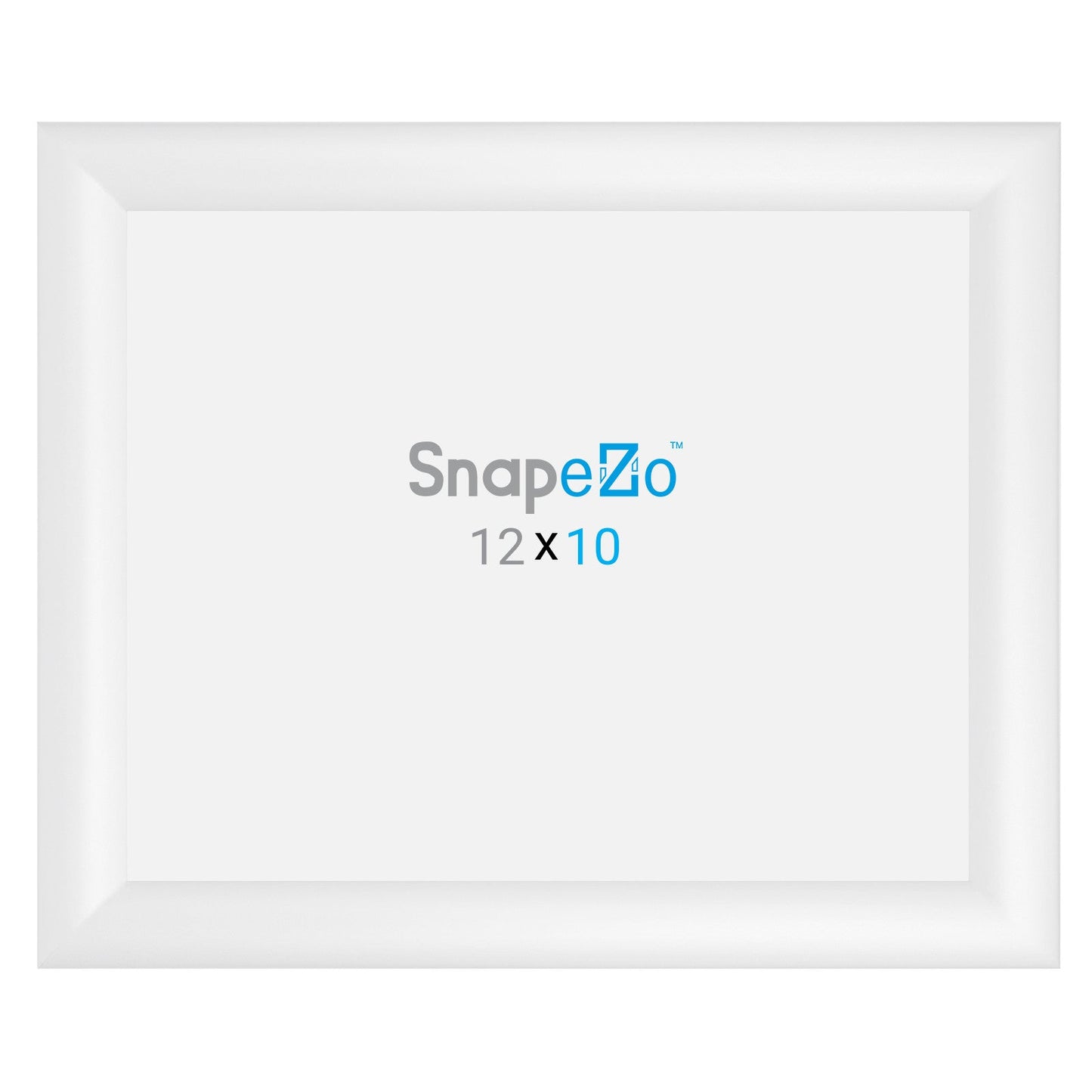 10x12 White SnapeZo® Snap Frame - 1.2" Profile