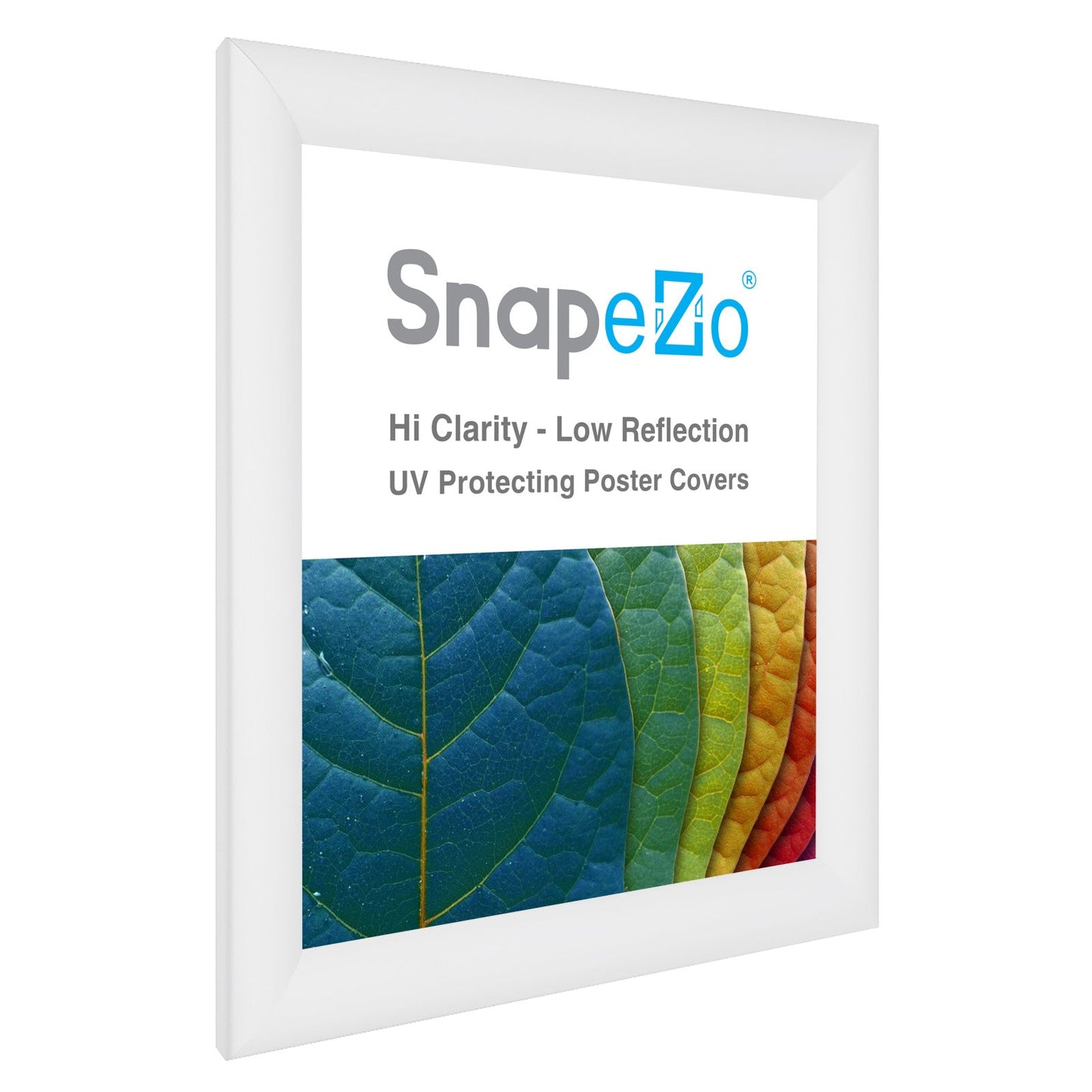 10x12 White SnapeZo® Snap Frame - 1.2" Profile