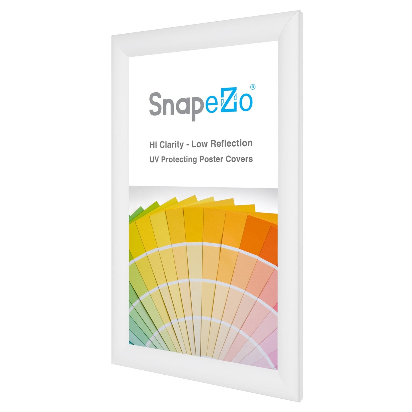 10x18 White SnapeZo® Snap Frame - 1.2" Profile