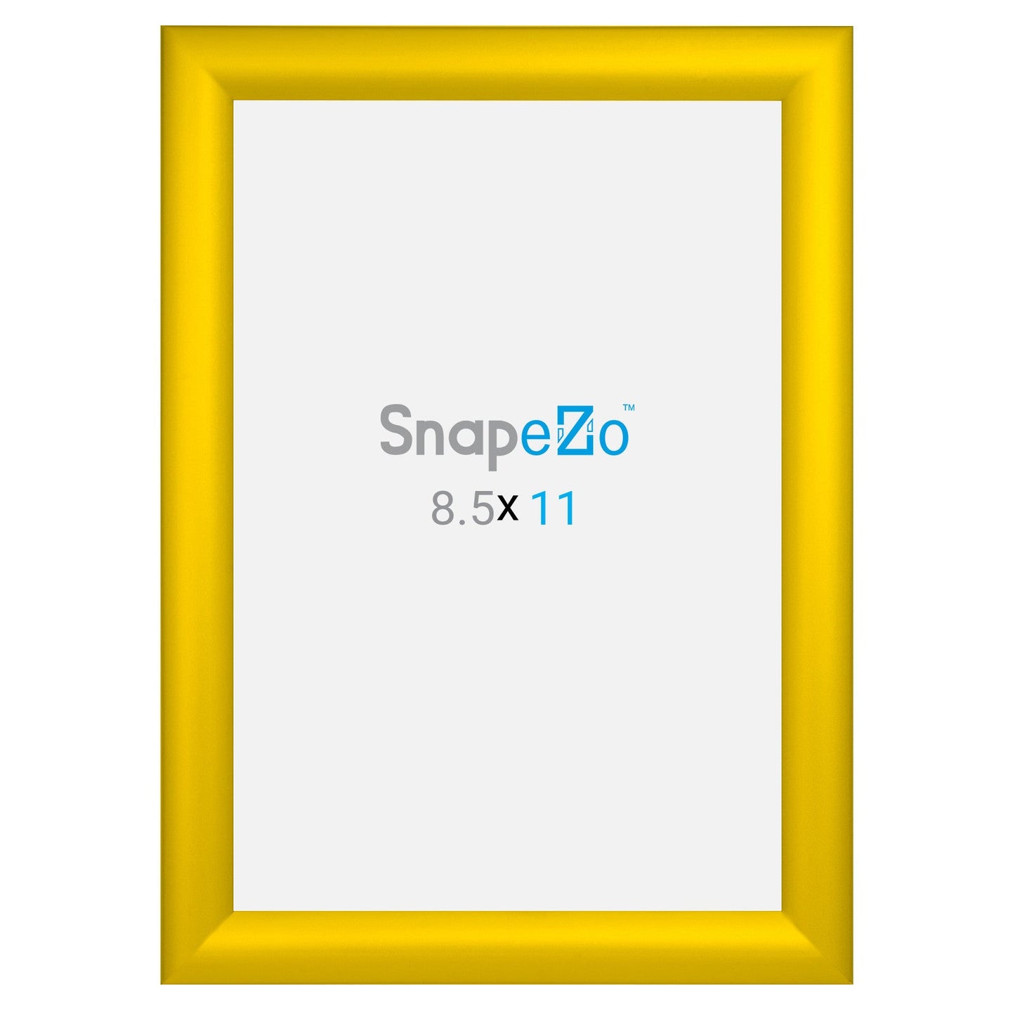 8.5x11 Yellow SnapeZo® Snap Frame - 1.2" Profile