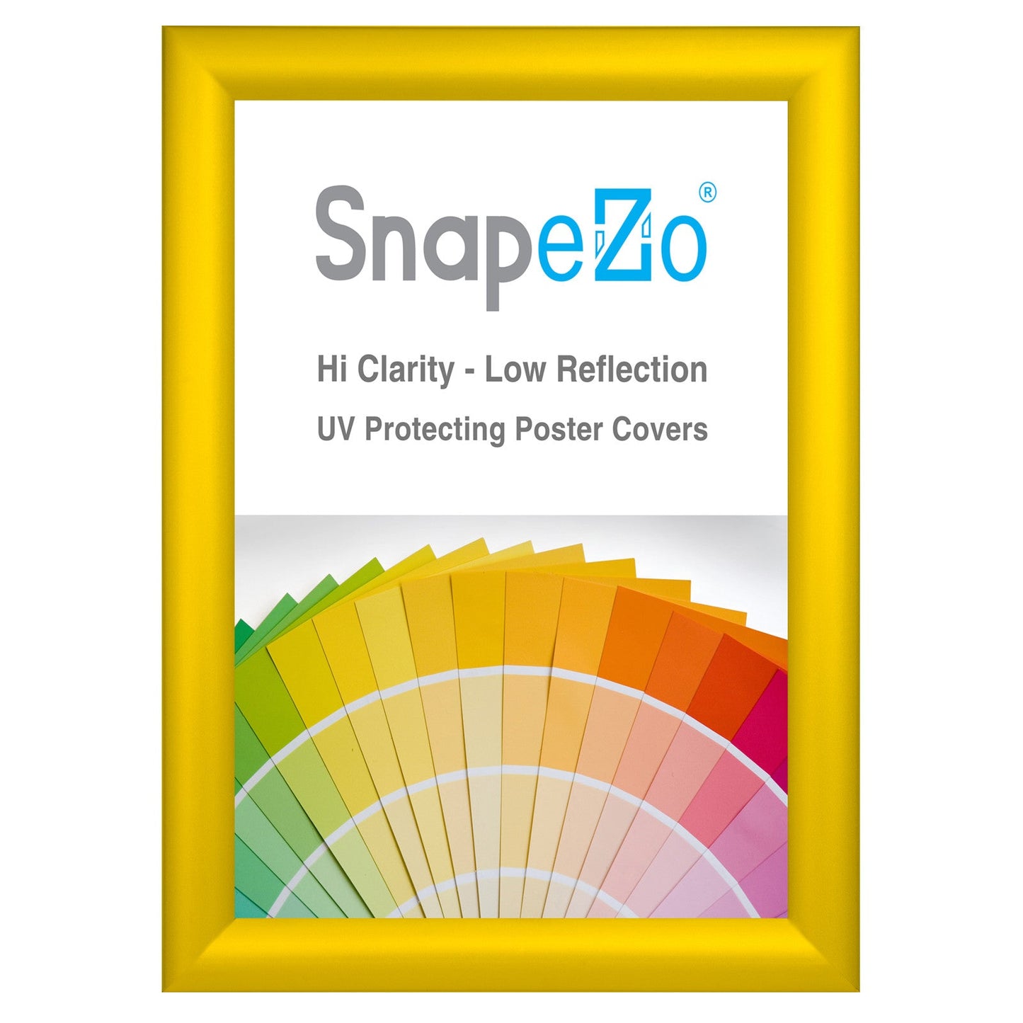 8.5x11 Yellow SnapeZo® Snap Frame - 1.2" Profile
