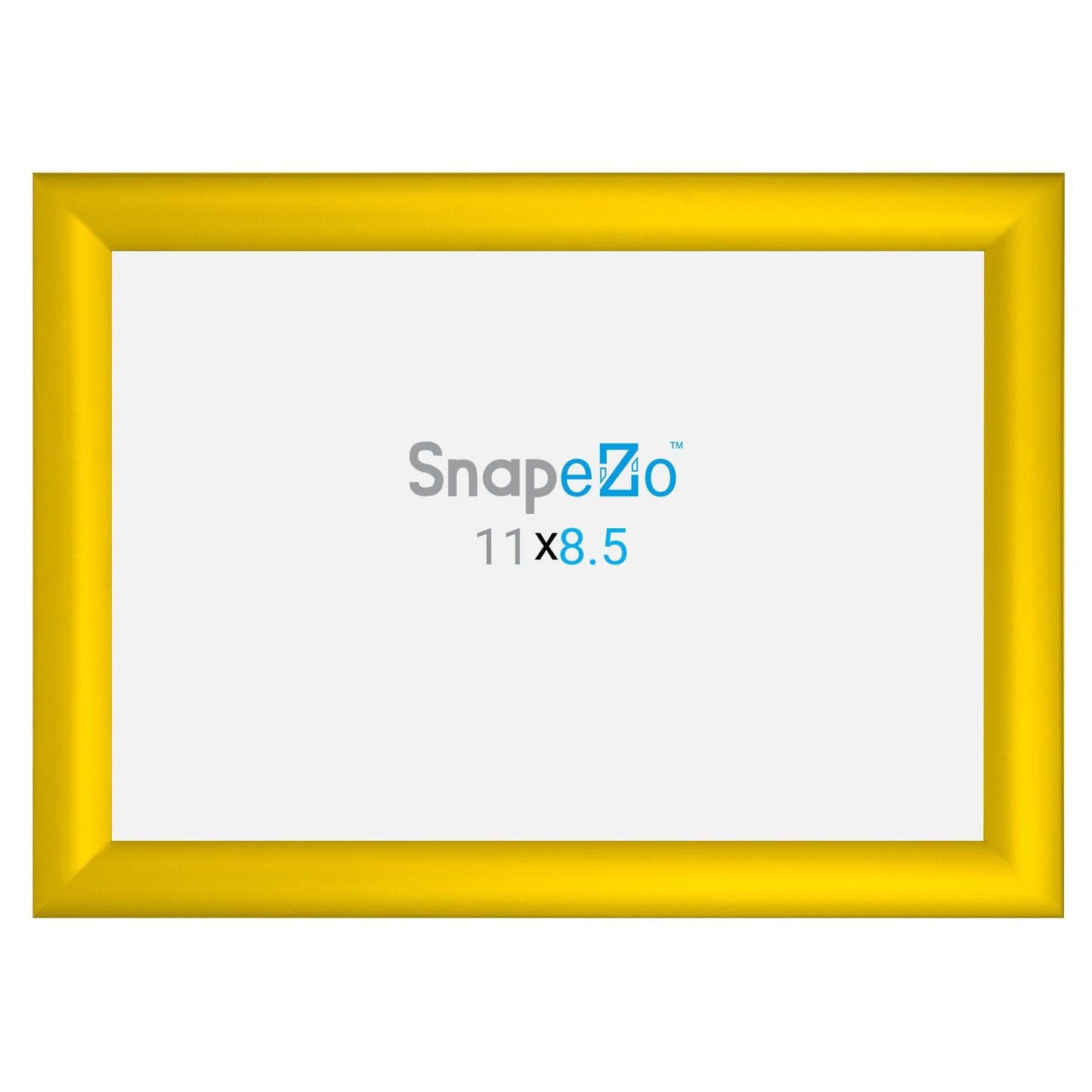 8.5x11 Yellow SnapeZo® Snap Frame - 1.2" Profile
