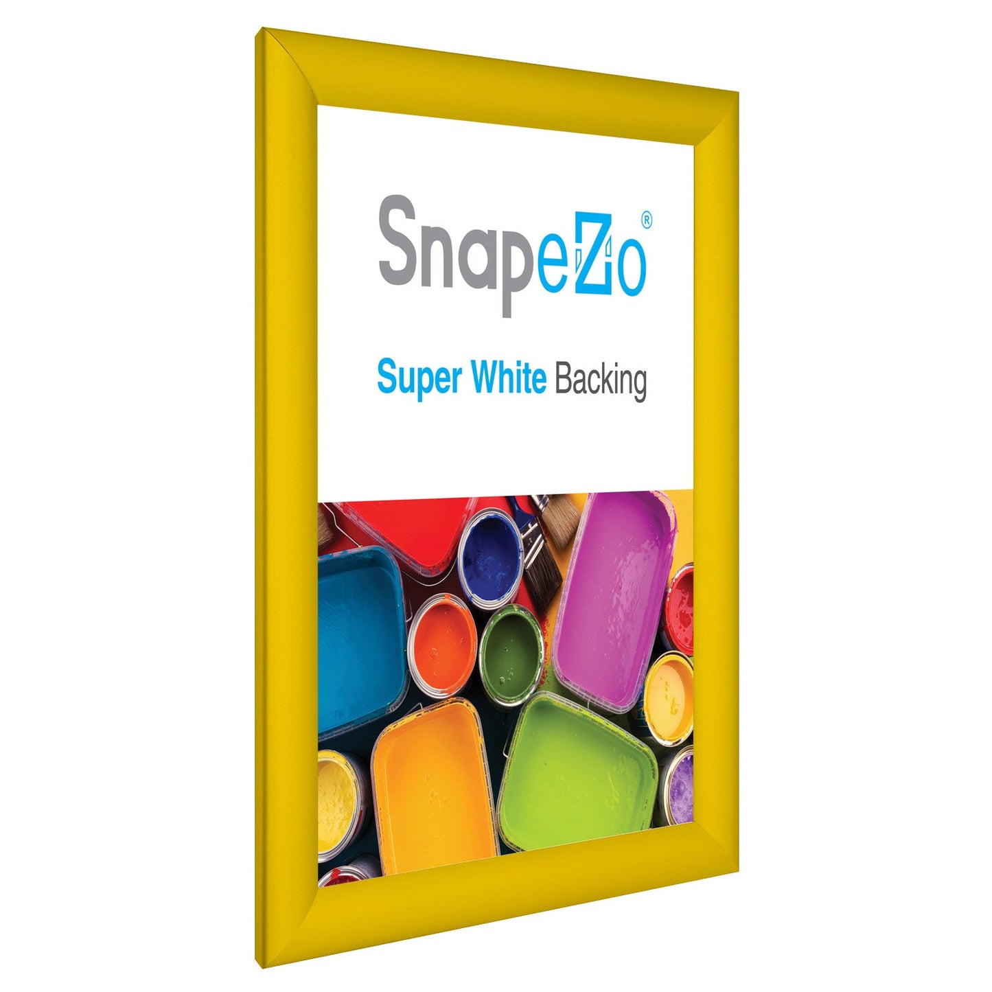 8.5x11 Yellow SnapeZo® Snap Frame - 1.2" Profile