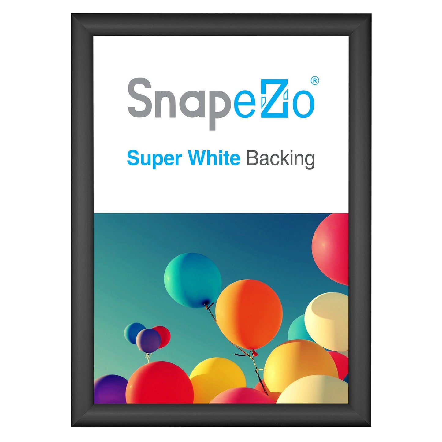 A3 Black SnapeZo® Snap Frame - 1" Profile