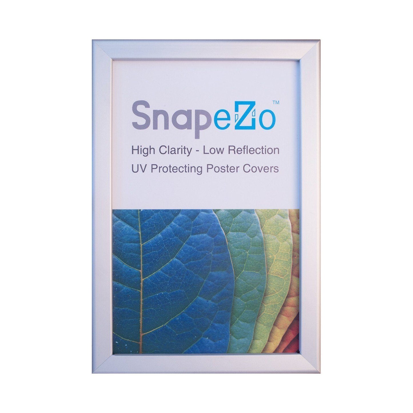 Silver SnapeZo® printable frame 11X17 - weather resistant