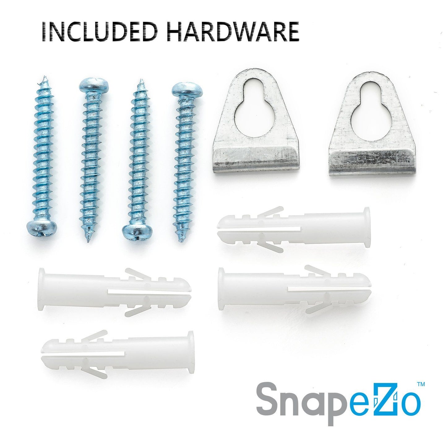 10x24 White SnapeZo® Snap Frame - 1.2 Inch Profile