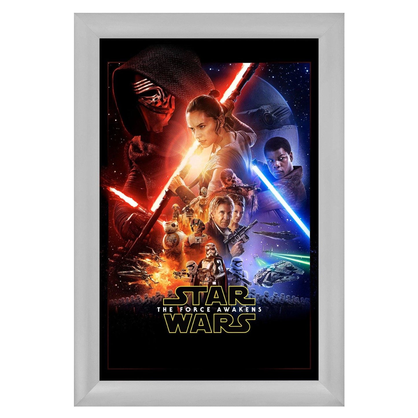 22x28 Silver SnapeZo® Snap Frame - 2.2 Inch Profile