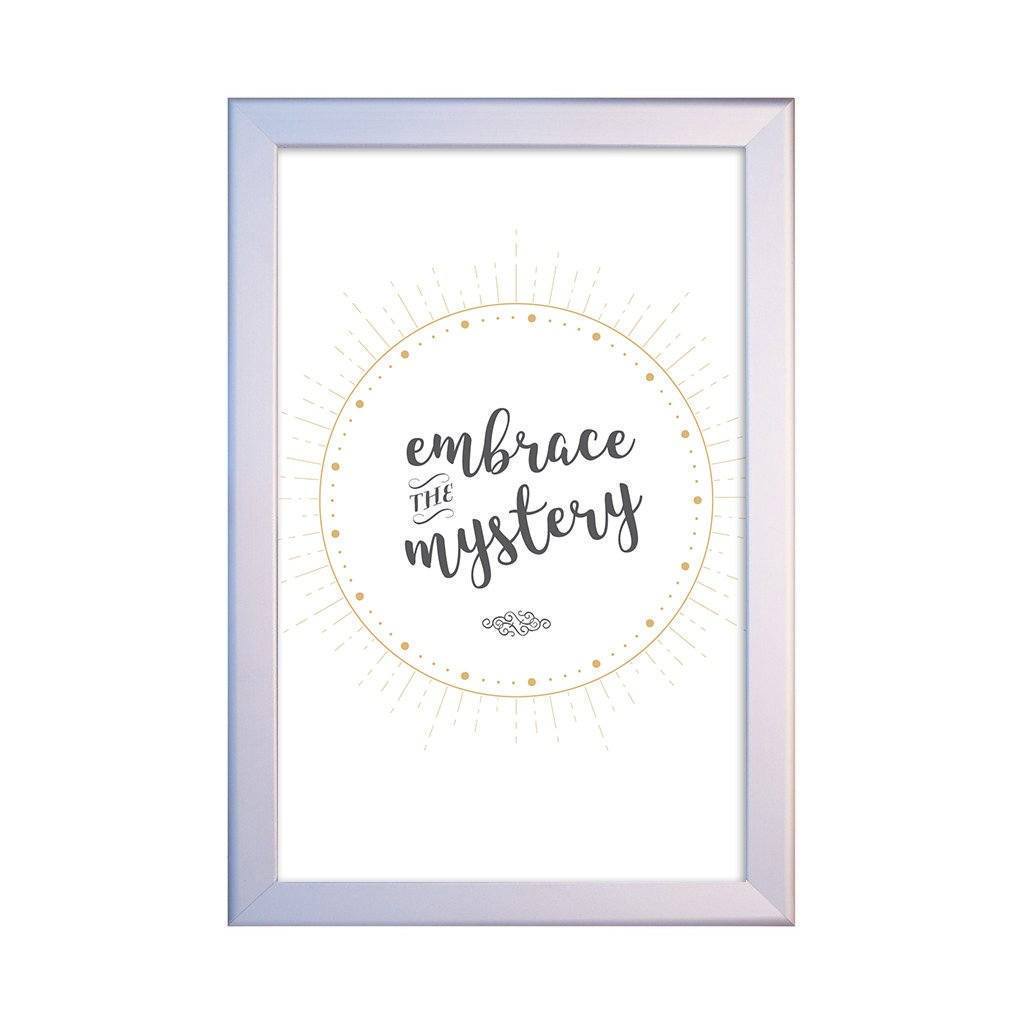 Silver SnapeZo® printable frame 16X20 - sleek