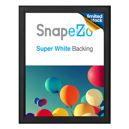 Pack of 3 - 36x48 Black Snapezo® Snap Frame - 1.2" Profile