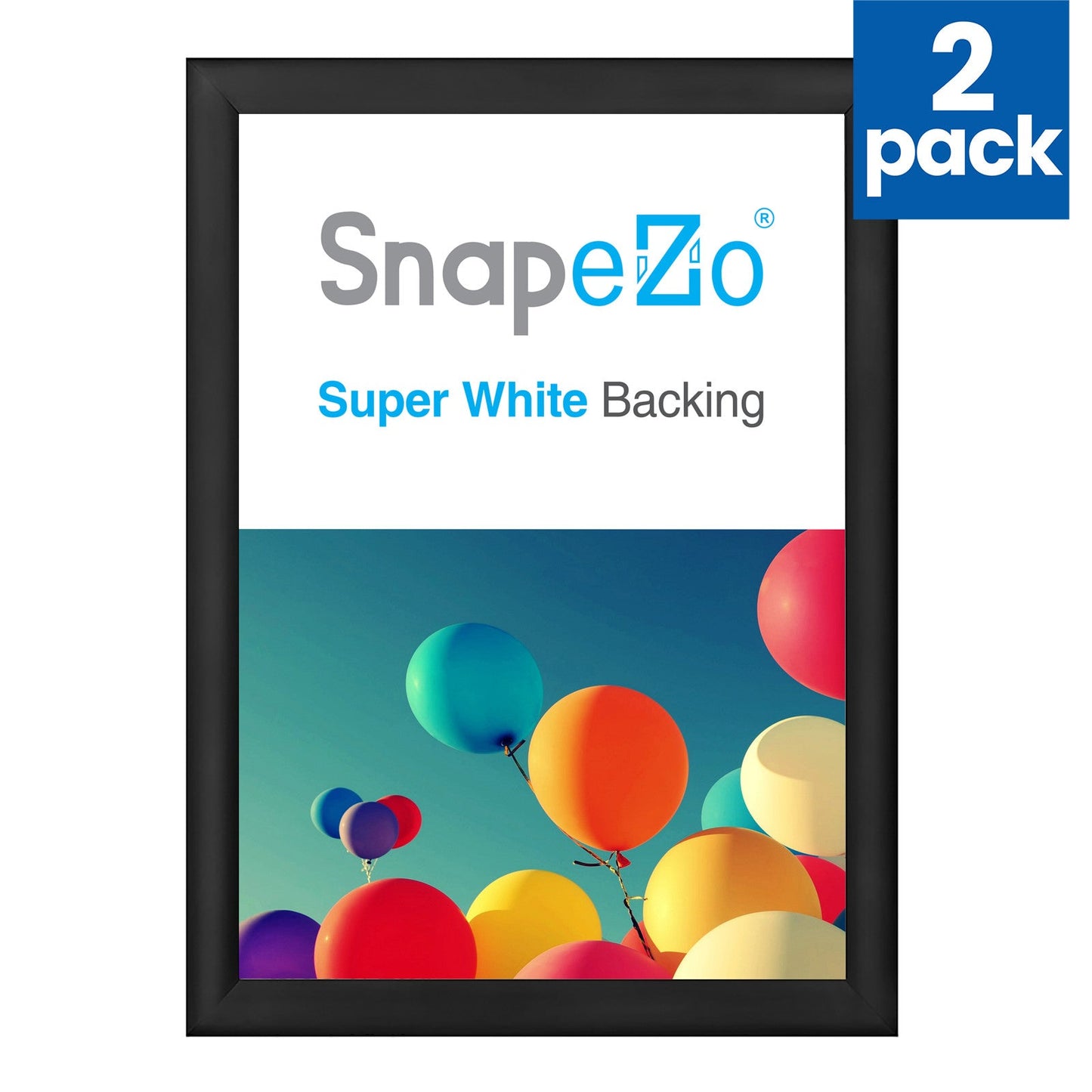 Twin-Pack of 33x46 Black Snapezo® Frame