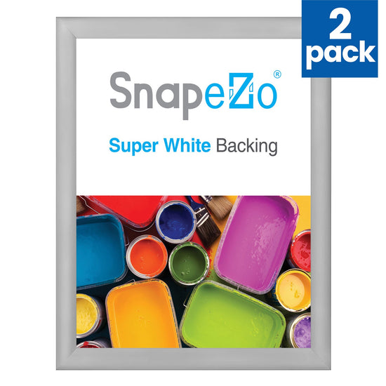 Twin-Pack of 36x48 Silver Snapezo® Frame