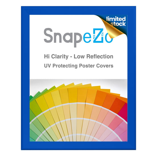 Load image into Gallery viewer, Twin-Pack of 36x48 Blue Snapezo® Snap Frame - 1.7&amp;quot; Profile
