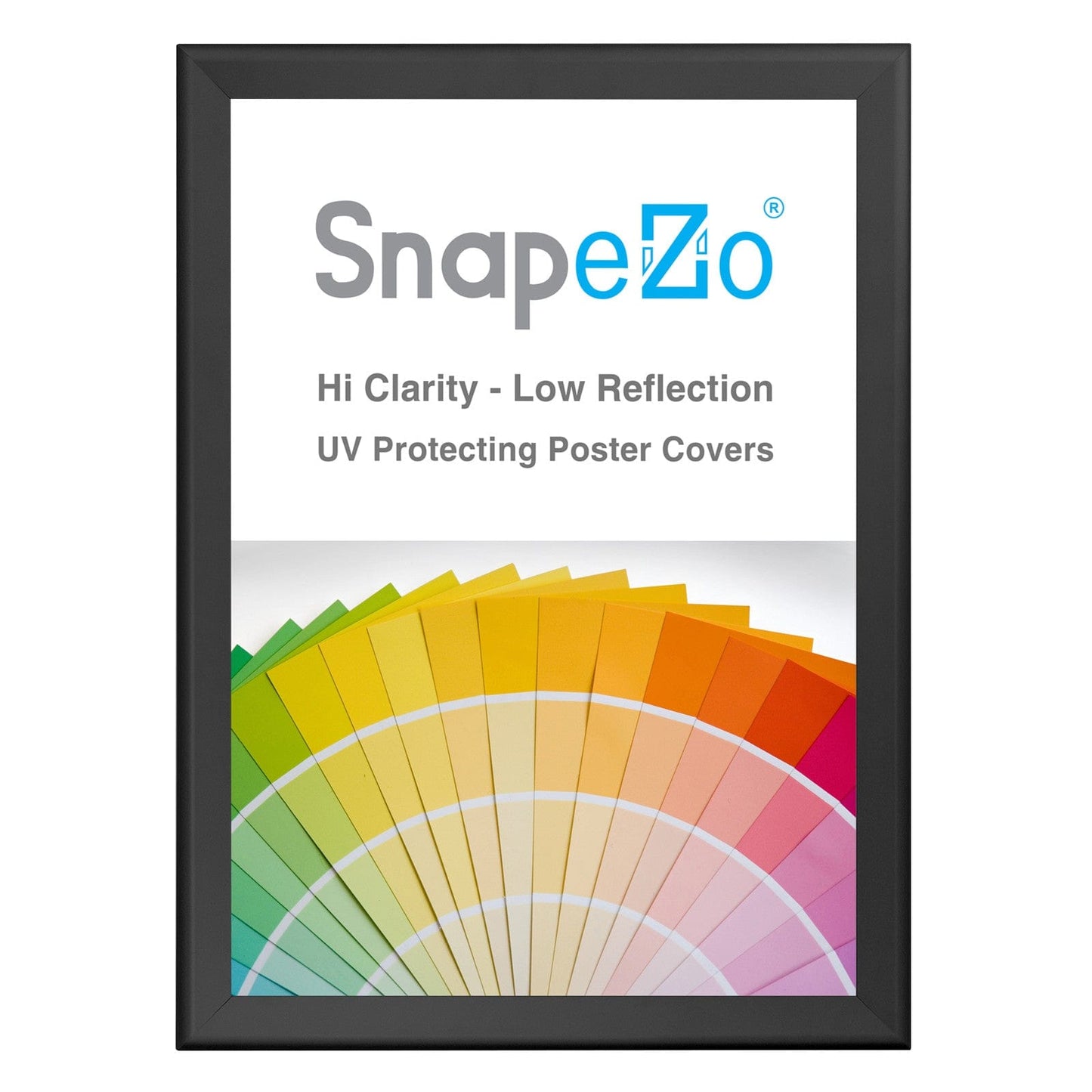 Load image into Gallery viewer, 32x46 Black SnapeZo® Snap Frame - 1.7&amp;quot; Profile - Snap Frames Direct
