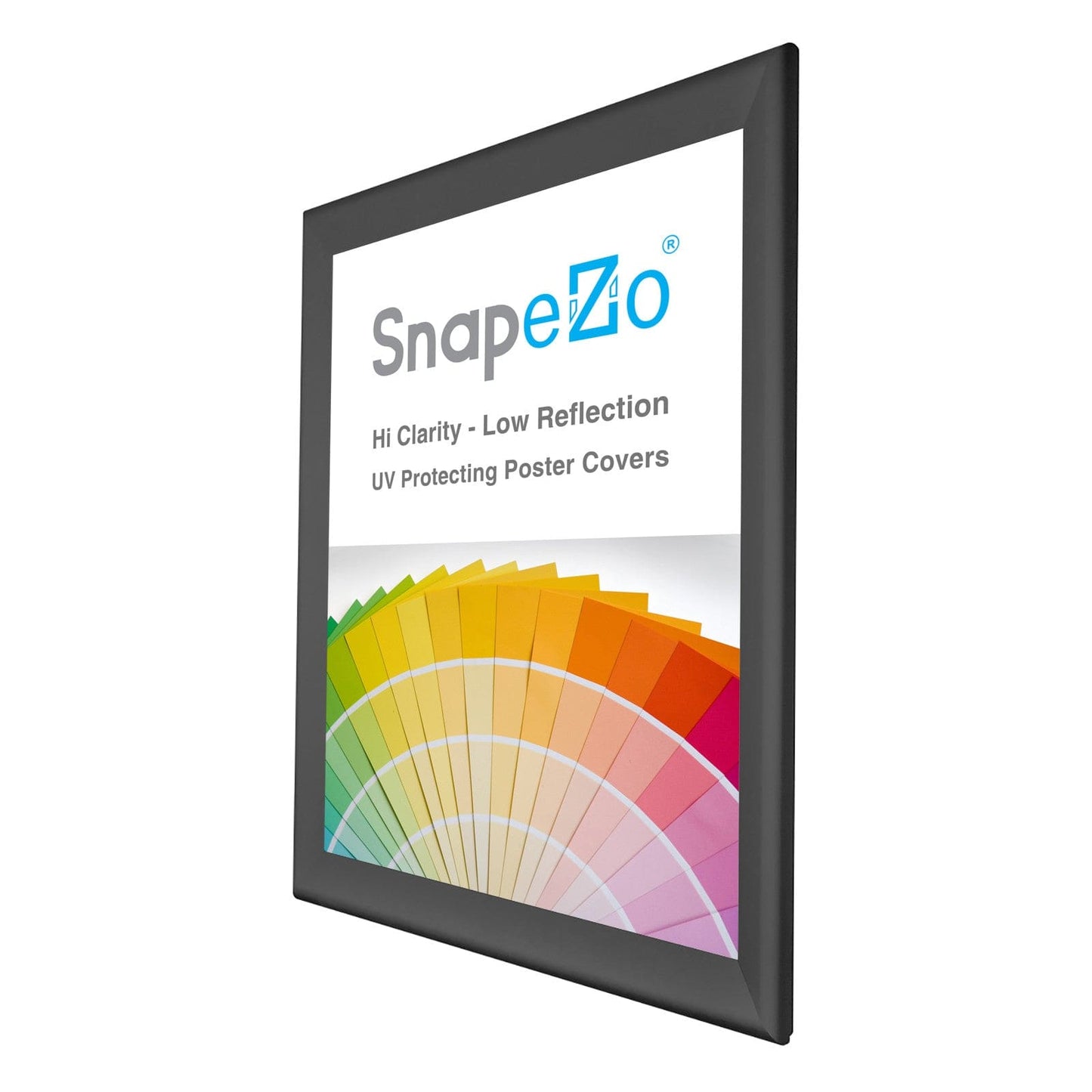 33x47 Black SnapeZo® Snap Frame - 1.7" Profile - Snap Frames Direct