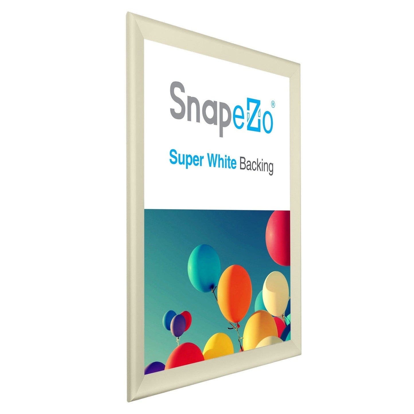 36x48 Inches Cream SnapeZo® Snap Frame - 1.7" profile - Snap Frames Direct