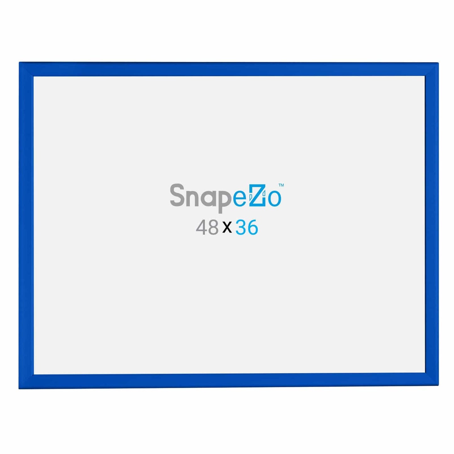 36x48 Blue SnapeZo® Snap Frame - 1.25" Profile - Snap Frames Direct