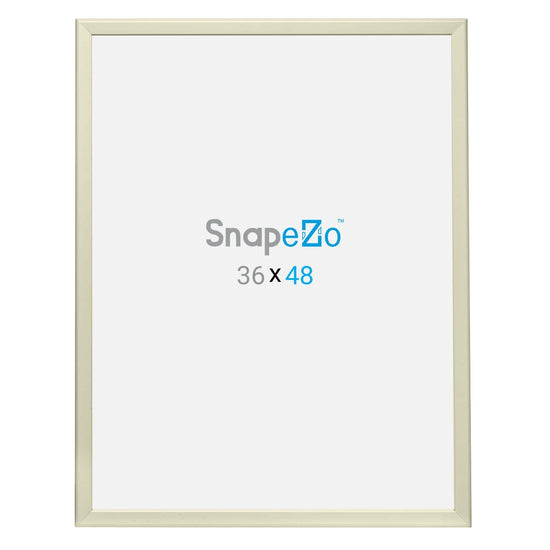 36x48 Inches Cream SnapeZo® Snap Frame - 1.25" profile - Snap Frames Direct