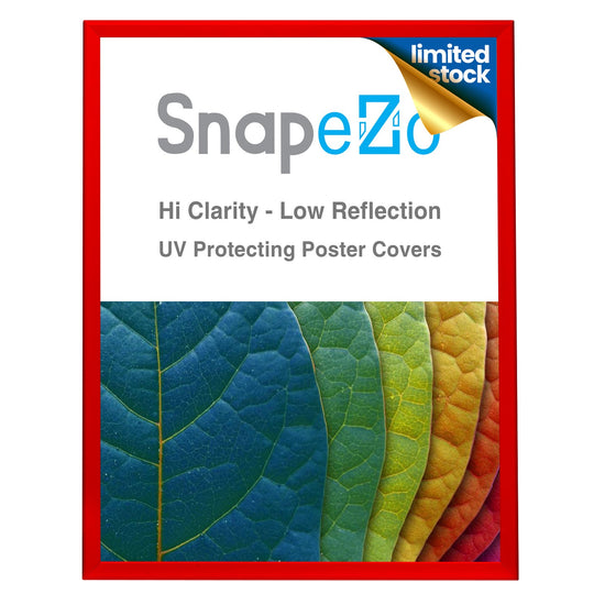 Load image into Gallery viewer, Twin-Pack of 36x48 Red Snapezo® Snap Frame - 1.25&amp;quot; Profile
