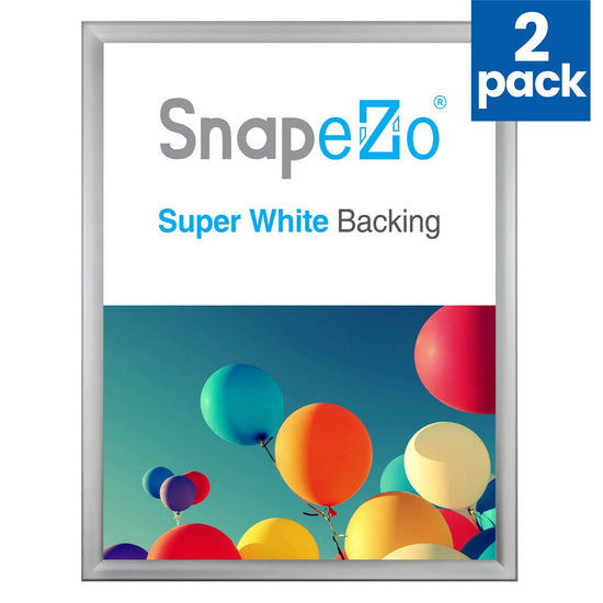 Twin-Pack of 36x48 Silver Snapezo® Weather Resistant - 1.38" Profile