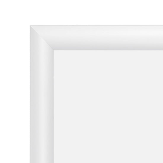 17x38 White SnapeZo® Snap Frame - 1.2 Inch Profile