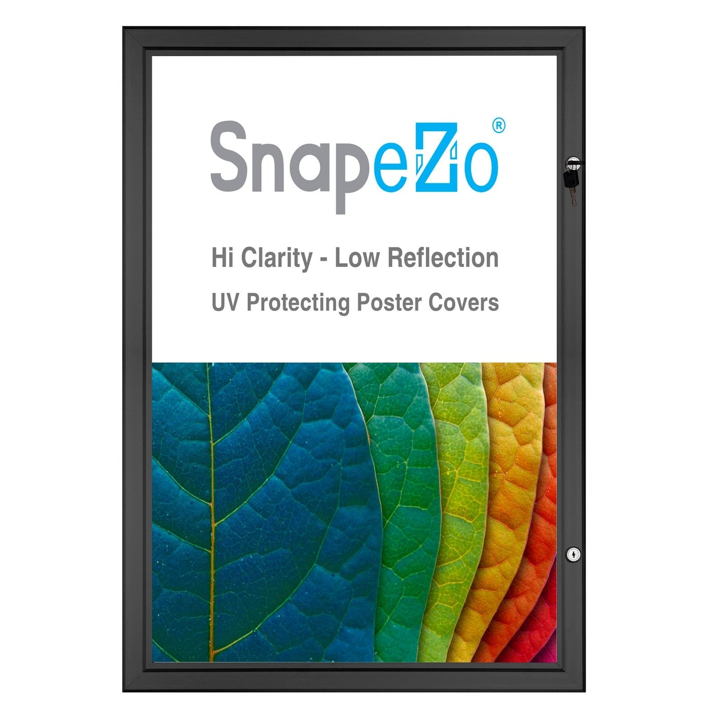 Load image into Gallery viewer, 36x48 SnapeZo® Black Poster Case 1.77&amp;quot; Profile Width
