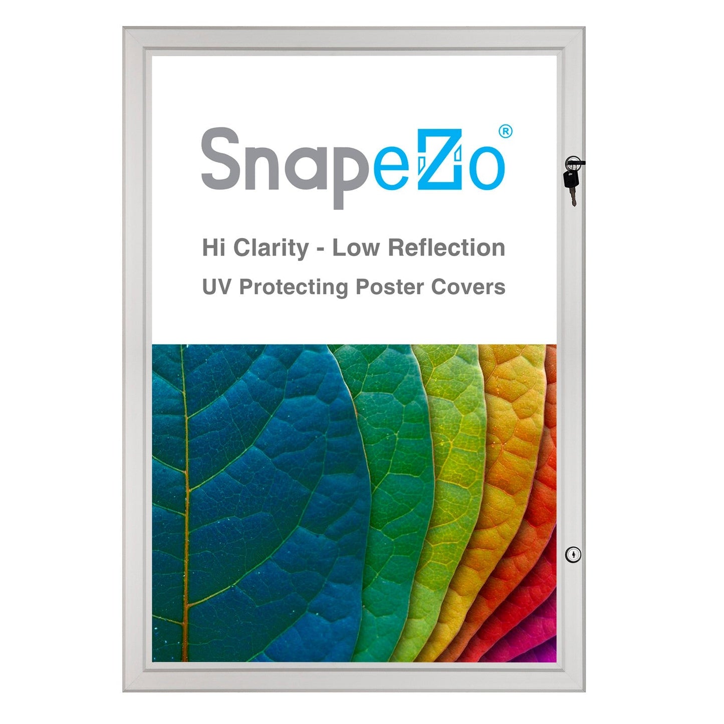 11x17 SnapeZo® Silver Poster Case 1.77" Profile Width