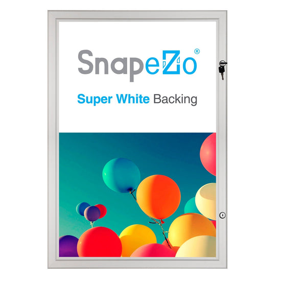 27x40 SnapeZo® Silver Poster Case 1.77" Profile Width