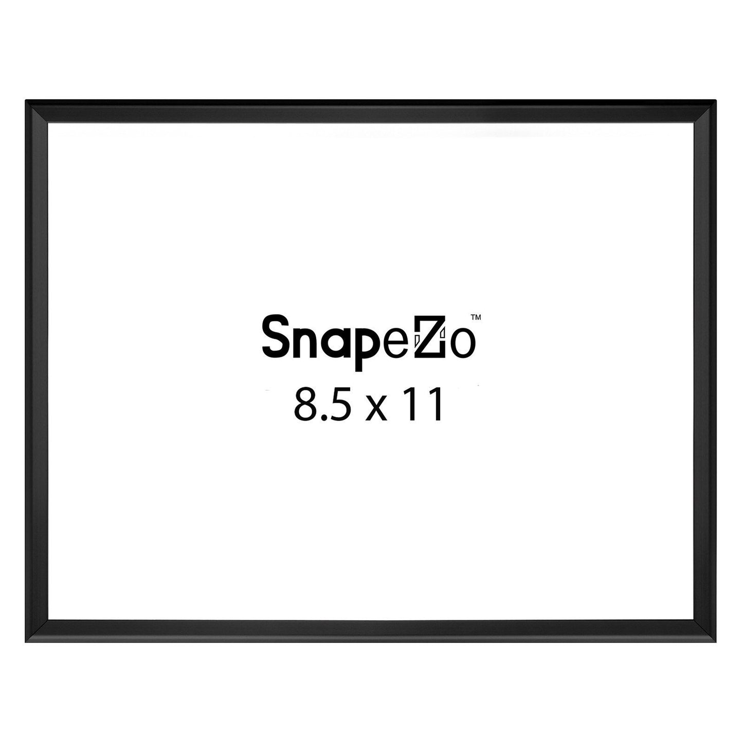 8.5x11 Light Wood SnapeZo Snap Frame - 1 Inch Profile