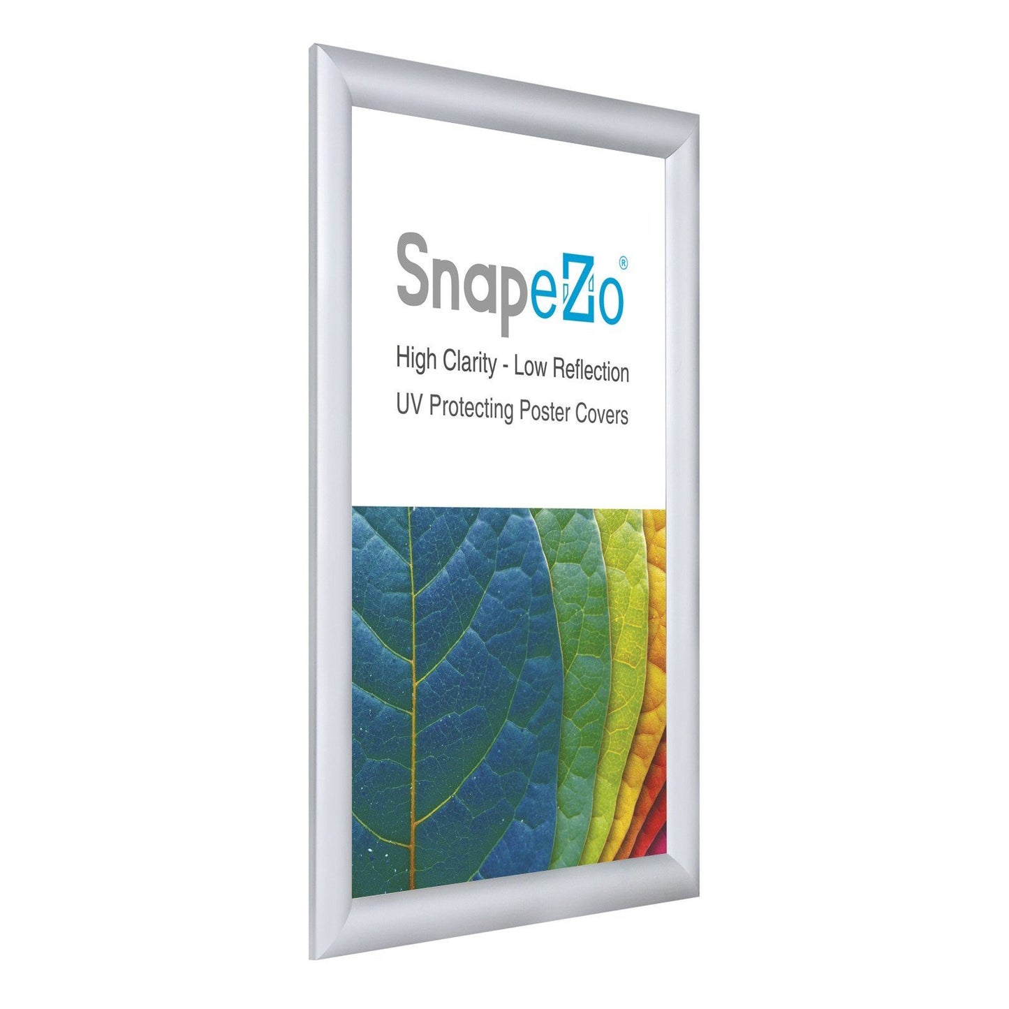 10x29 Silver SnapeZo® Snap Frame - 1.25 Inch Profile