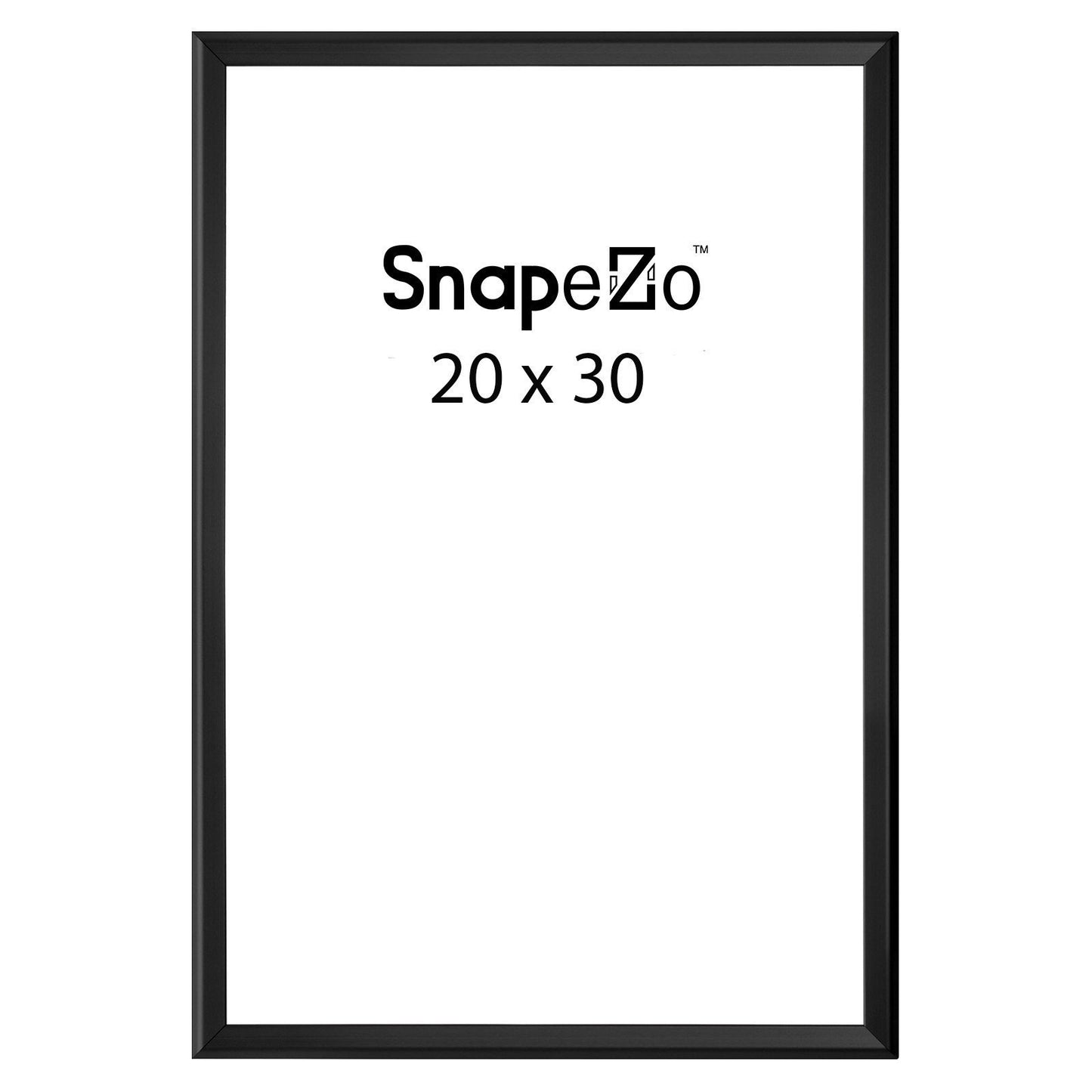 Black SnapeZo® snap frame poster size 20X30 - 1.8 inch profile
