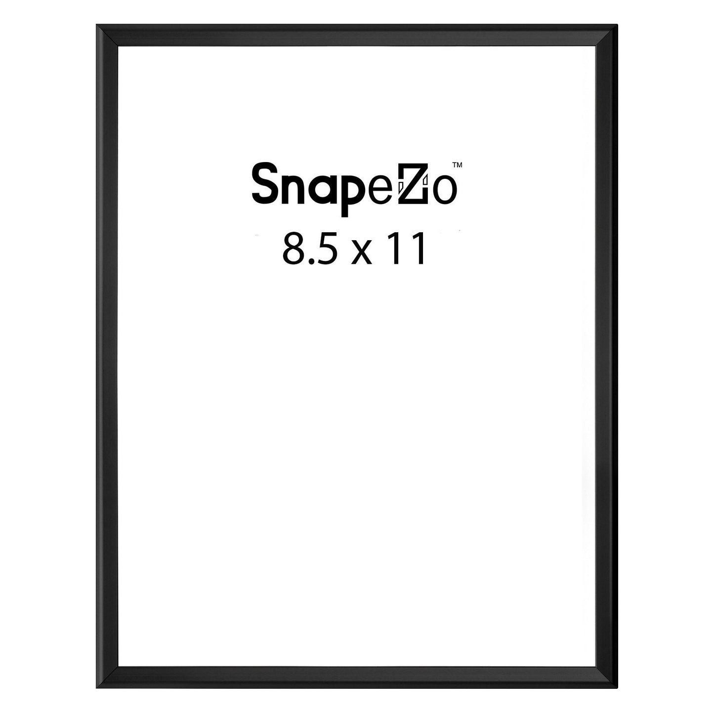 8.5x11 Light Wood SnapeZo Snap Frame - 1 Inch Profile