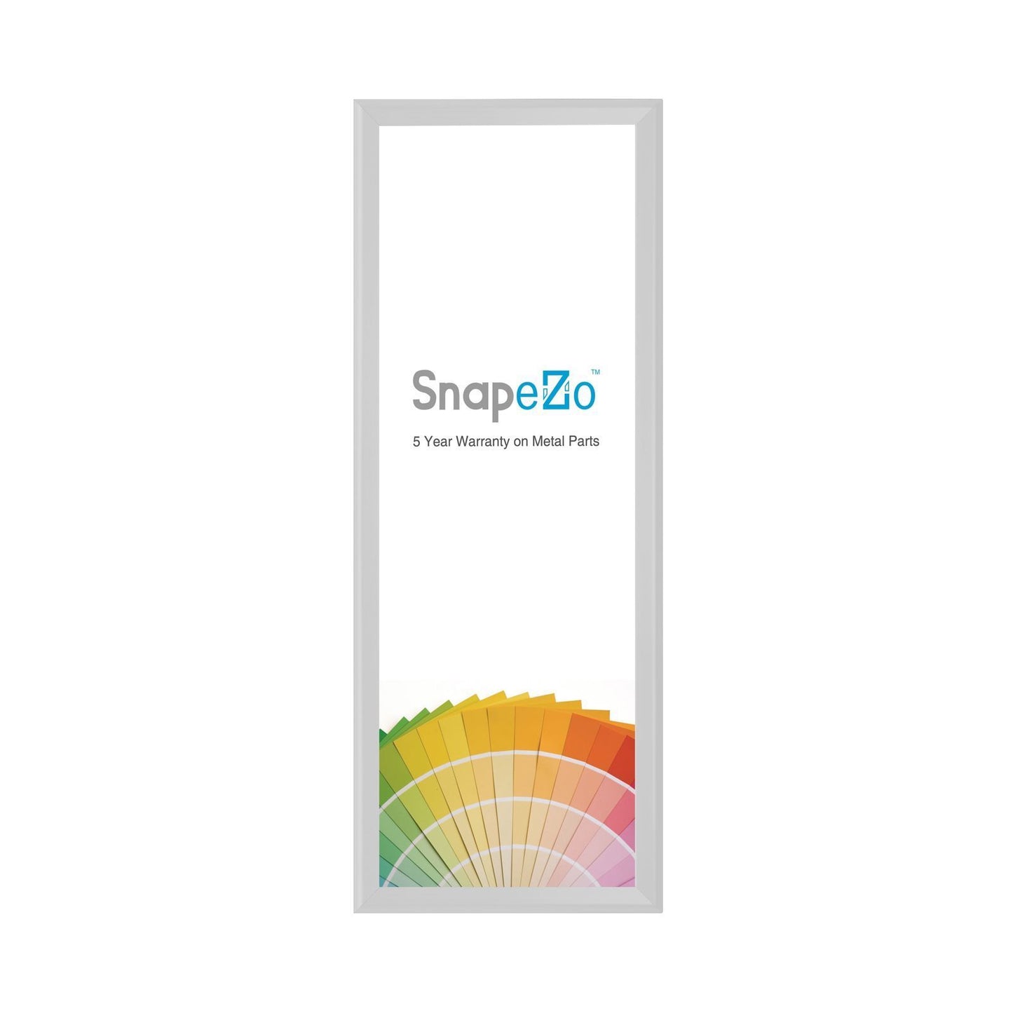 Load image into Gallery viewer, 22x56 SnapeZo® Silver Self-Assembly Snap Frame 1.25&amp;quot; Profile Width
