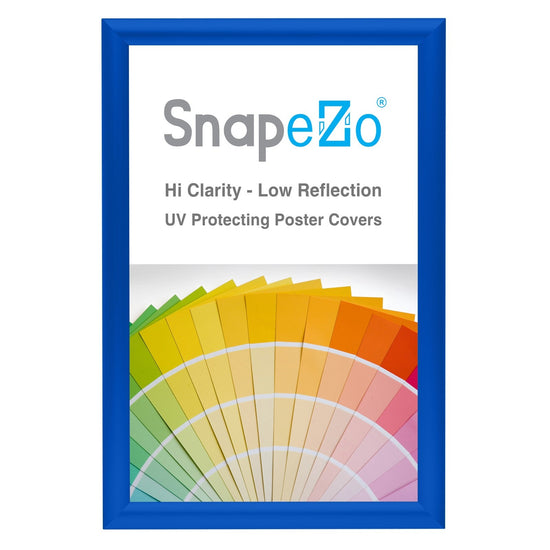 Load image into Gallery viewer, 11x17 Blue SnapeZo® Snap Frame - 1&amp;quot; Profile
