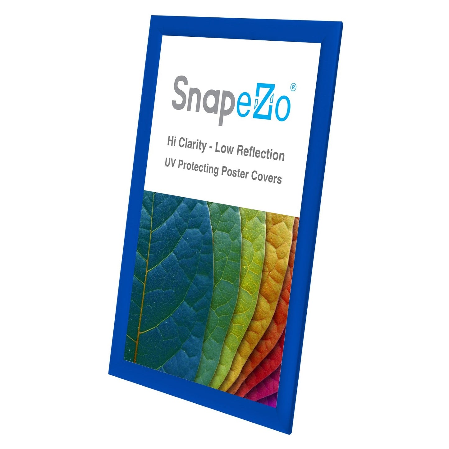 Load image into Gallery viewer, 11x17 Blue SnapeZo® Snap Frame - 1&amp;quot; Profile
