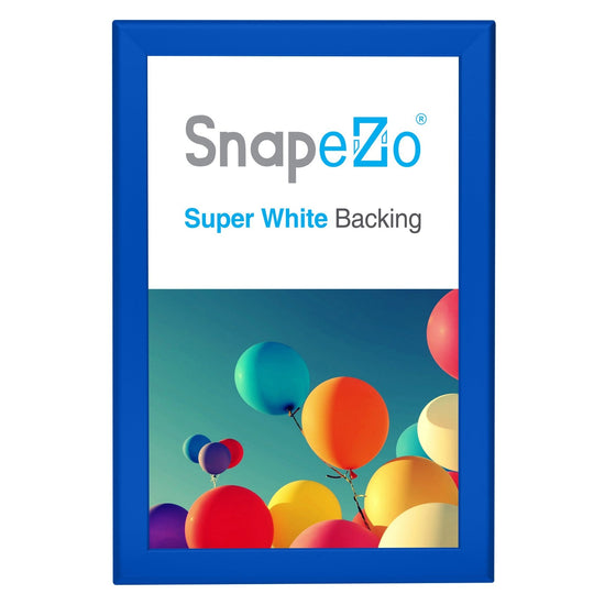 Load image into Gallery viewer, 11x17 Blue SnapeZo® Snap Frame - 1.25&amp;quot; Profile
