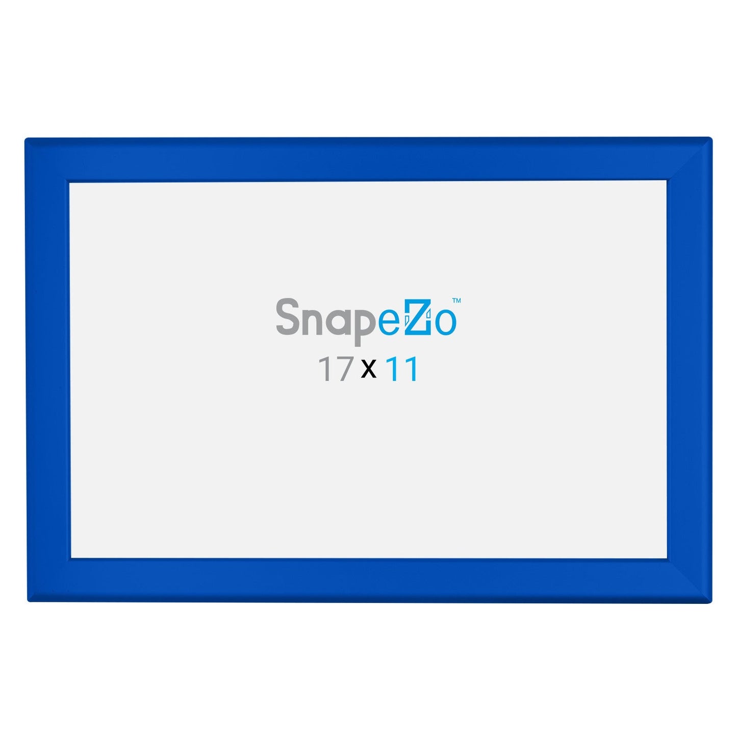 Load image into Gallery viewer, 11x17 Blue SnapeZo® Snap Frame - 1.25&amp;quot; Profile
