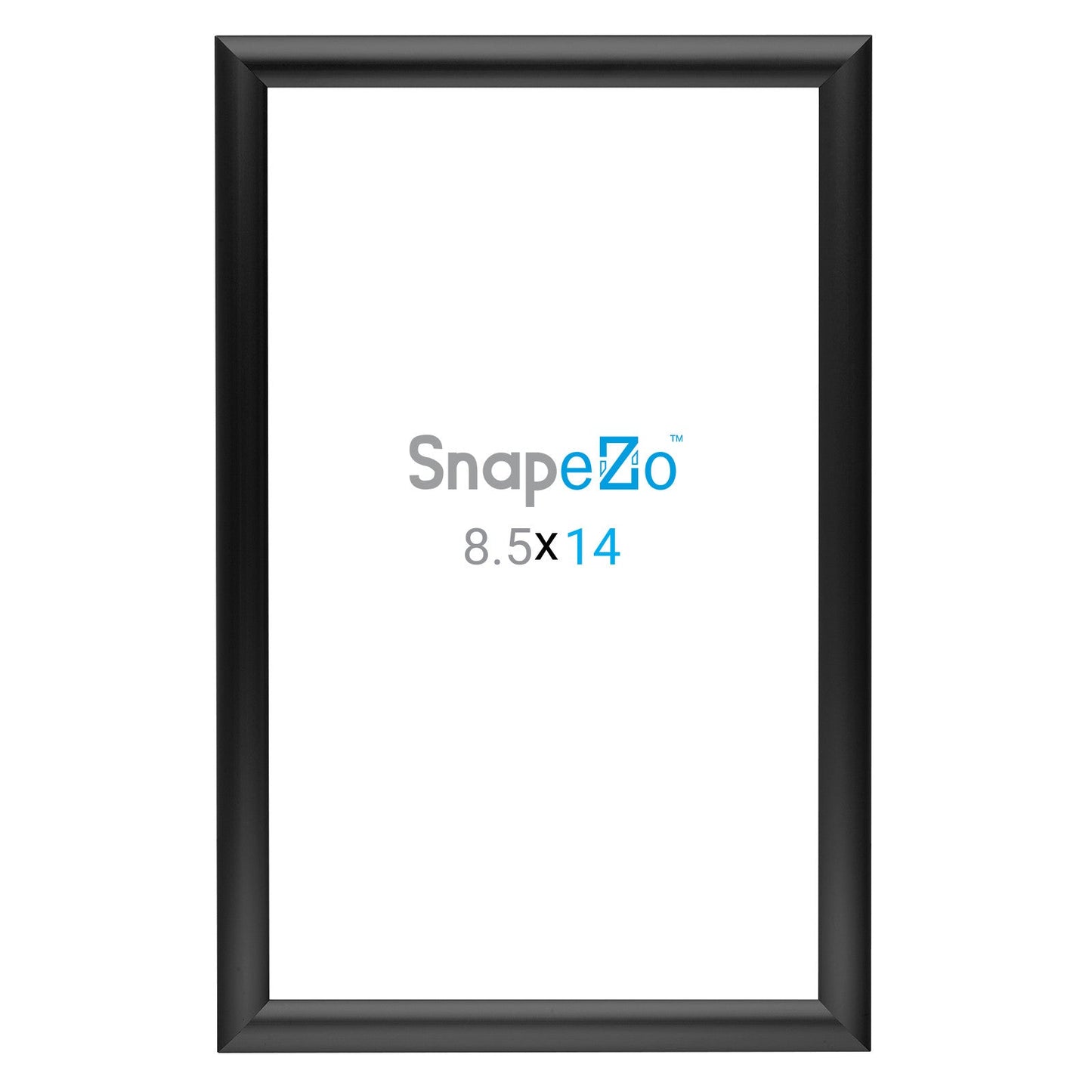 8.5x14 Black SnapeZo® Snap Frame - 1" Profile