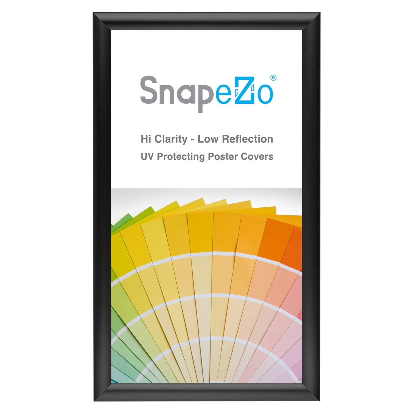 Load image into Gallery viewer, 10x18 Black SnapeZo® Snap Frame - 1&amp;quot; Profile
