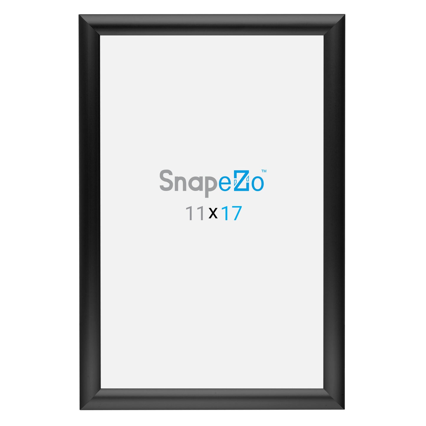 Twin-Pack of Snapezo® Black 11x17 Diploma Frame - 1" Profile
