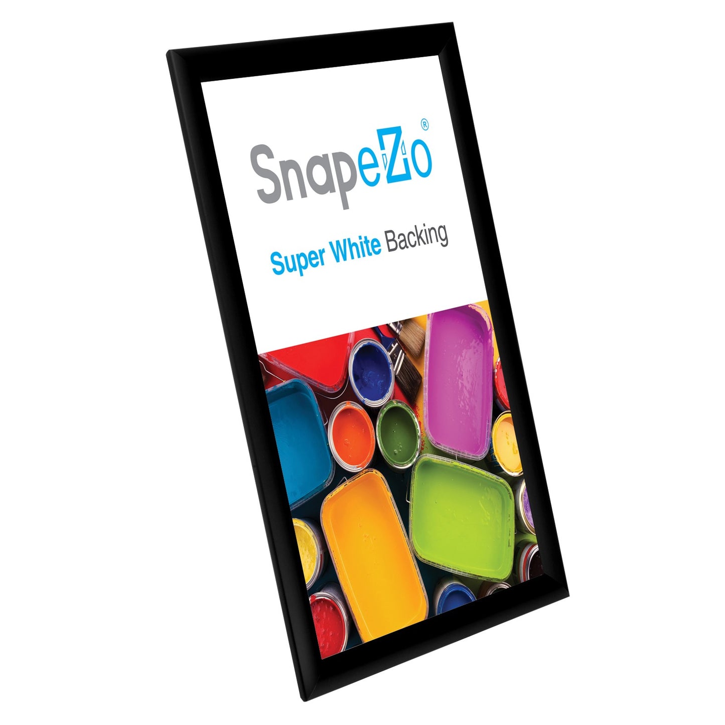 Twin-Pack of Snapezo® Black 11x17 Diploma Frame - 1" Profile