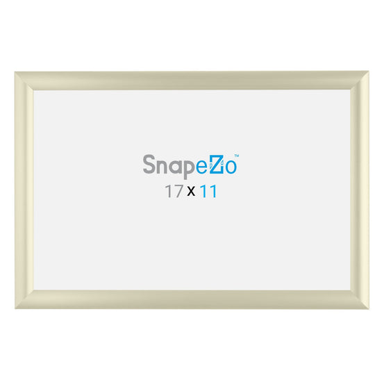 11x17 Cream SnapeZo® Snap Frame - 1" Profile