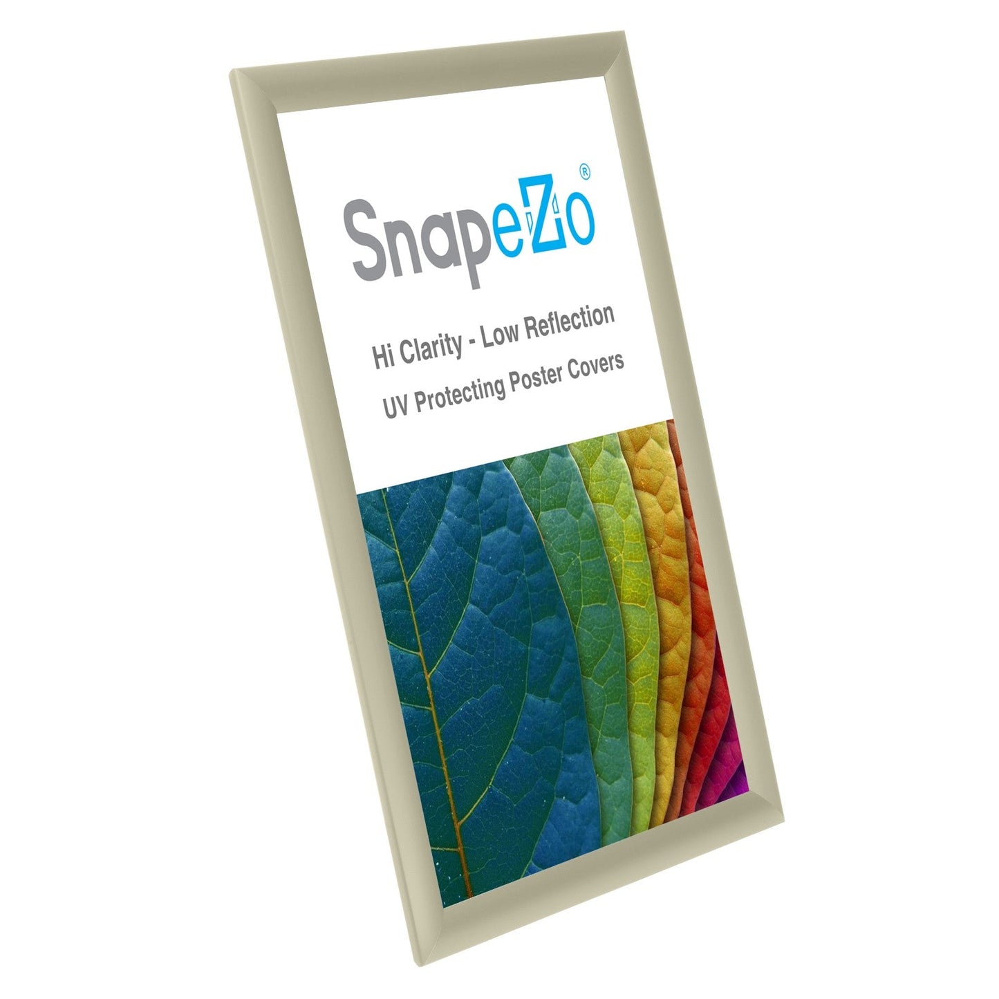 11x17 Cream SnapeZo® Snap Frame - 1" Profile